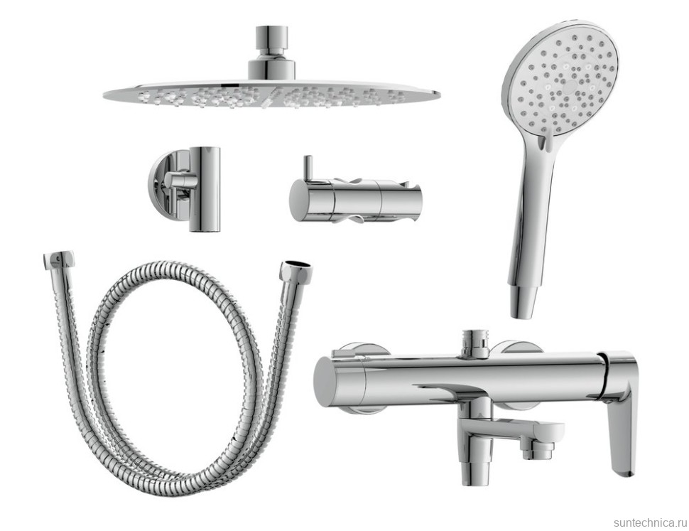 Душевая стойка Cersanit Модуо (Moduo) 64314 хром