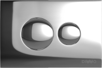 Кнопка смыва для унитаза DIWO 7312 пластик, цвет хром