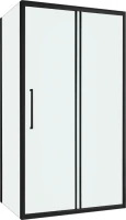 Душевой уголок Abber Schwarzer Diamant AG30150BH-S90B 150x90, профиль черный, стекло прозрачное