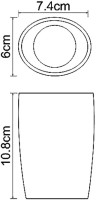 Стакан Wasserkraft Dinkel K-4628
