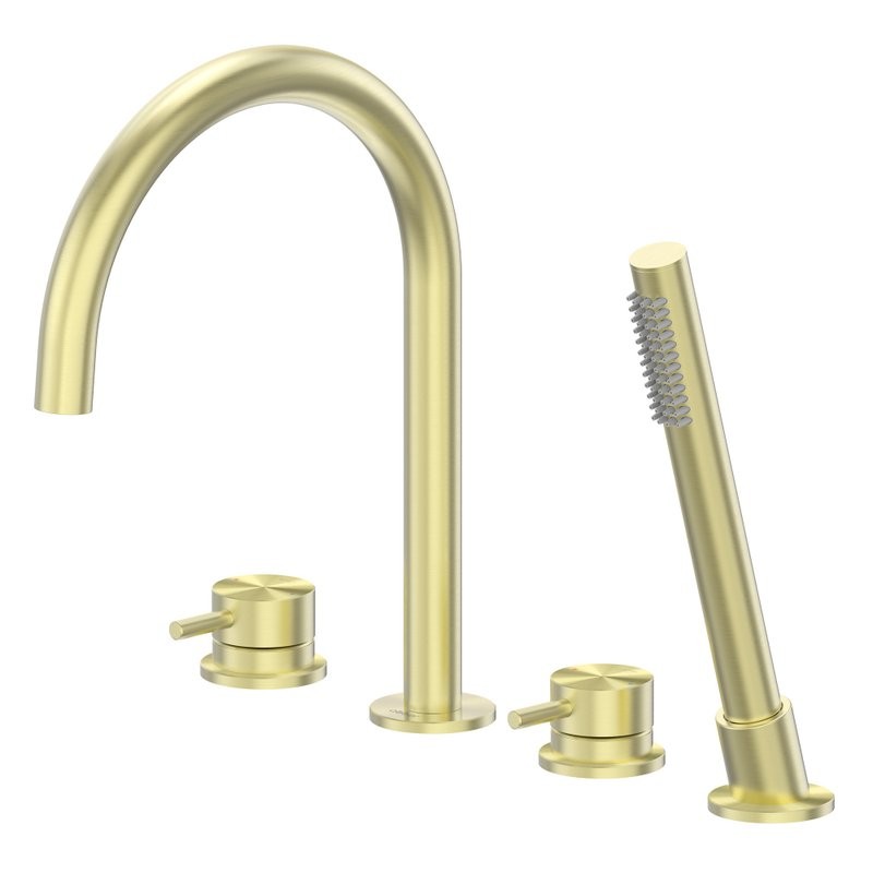 Смеситель на борт ванны Abber Perfekte 316 AF8113BG брашированное золото