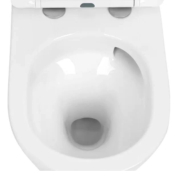 Унитаз подвесной Abber Bequem AC1102T безободковый, с микролифтом, белый