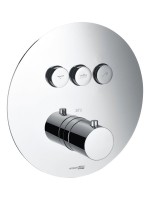 Термостатический смеситель встраиваемый Wasserkraft Dinkel 5844 Thermo С ВНУТРЕННЕЙ ЧАСТЬЮ, для ванны с душем