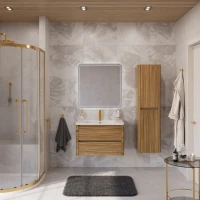 Мебель для ванной комнаты Cezares Relax 80 дуб карамельный, раковина Cezares CZR-800/480-LV-MR-NV