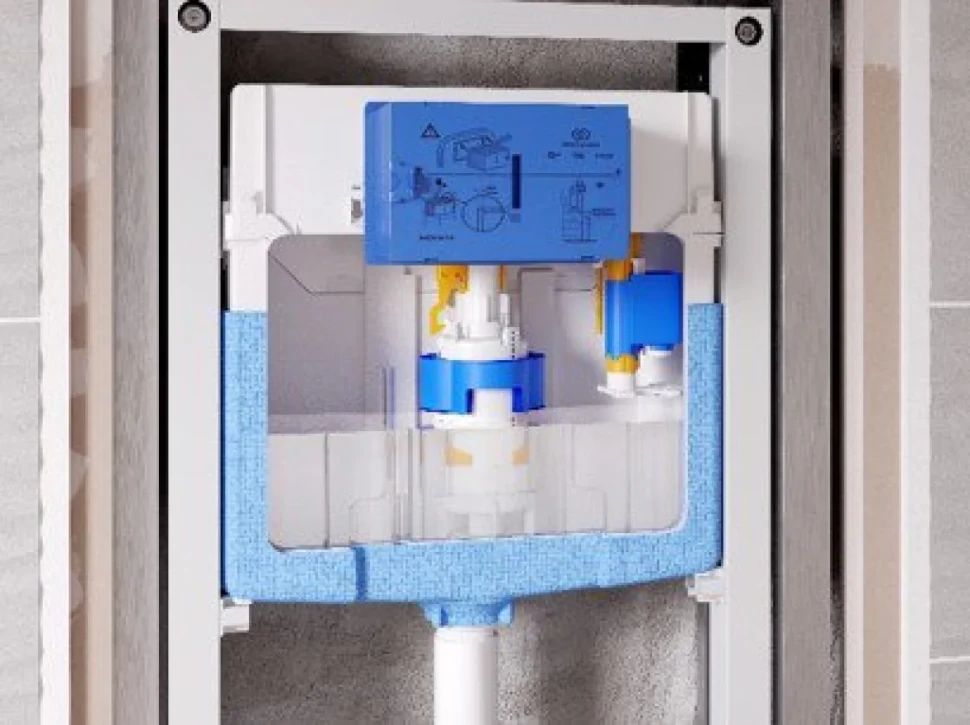Система инсталляции для унитазов Ideal Standard ProSys R0308A6 с кнопкой смыва черной матовой