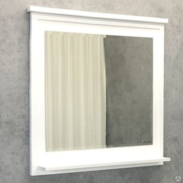 Зеркало Comforty Феррара 80, с полкой