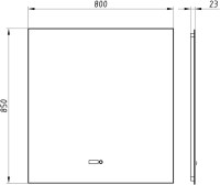 Мебель для ванной комнаты ASB-Woodline Гранада 80 белая