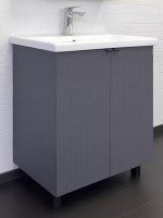 Мебель для ванной комнаты Comforty Лима 70 напольная, антрацит