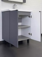 Мебель для ванной комнаты Comforty Лима 70 напольная, антрацит