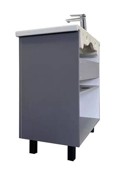 Мебель для ванной комнаты Comforty Лима 70 напольная, антрацит