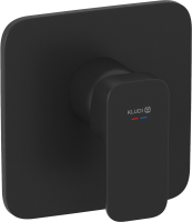 Встраиваемый смеситель для душа и ванны Kludi Renon 427553975 черный матовый