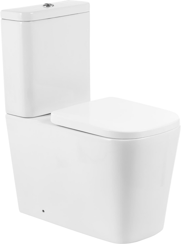 Унитаз-компакт напольный BelBagno Albano BB120CPR безободковый, крышка BB120SC с микролифтом, бачок BB120T