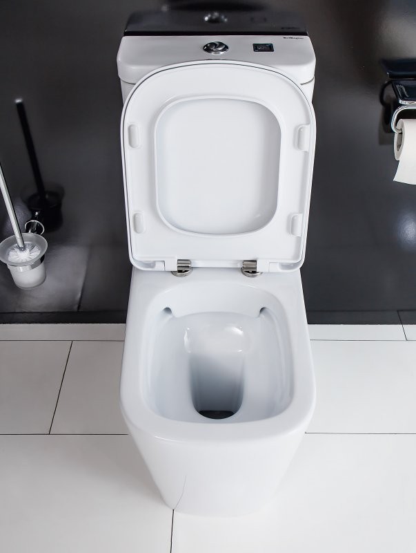 Унитаз-компакт напольный BelBagno Albano BB120CPR безободковый, крышка BB120SC с микролифтом, бачок BB120T