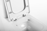 Унитаз-компакт напольный BelBagno Albano BB120CPR безободковый, крышка BB120SC с микролифтом, бачок BB120T