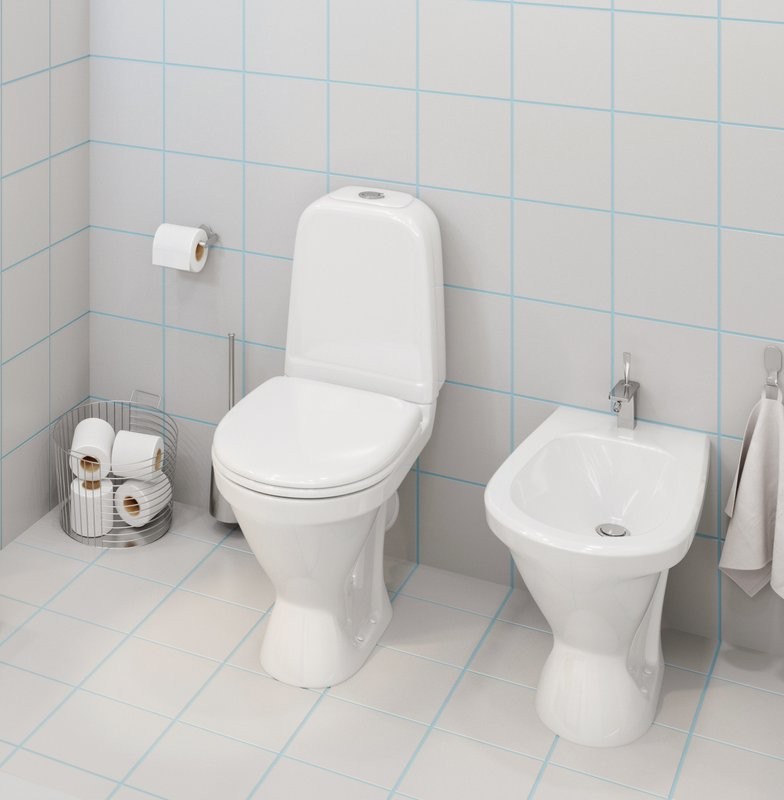 Унитаз-компакт напольный Sanita Самарская комфорт глянцевый белый