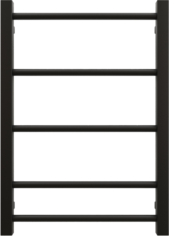 Полотенцесушитель водяной Grota Simple 60x43, RAL9005 черный матовый