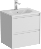 Тумба с раковиной BelBagno Kraft 39 50 bianco opaco, раковина BB-8099-3-50