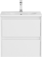 Тумба с раковиной BelBagno Kraft 39 50 bianco opaco, раковина BB-8099-3-50