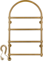 Полотенцесушитель электрический Secado Римини 4603777478384 85x55 см, подключение слева, бронза, лесенка, латунь