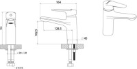 Смеситель для раковины Bravat Arden F1351385CP-RUS