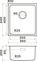 Мойка кухонная Omoikiri TADZAVA 39-U/I-LG светлое золото