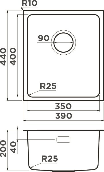 Мойка кухонная Omoikiri TADZAVA 39-U/I-LG светлое золото