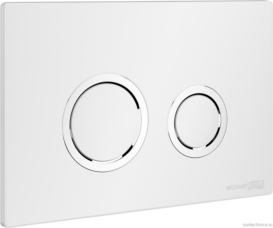 Система инсталляции для унитазов Wasserkraft Glan 66TLT.010.ME.WH.WH01 с кнопкой смыва белой