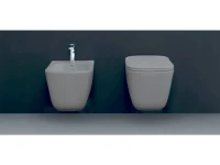 Унитаз подвесной Kerasan Tribeca 511459 grigio matt Унитаз подвесной Kerasan Tribeca 511459 grigio matt