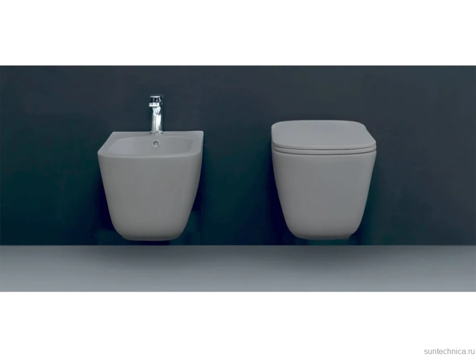 Унитаз подвесной Kerasan Tribeca 511459 grigio matt