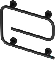 Полотенцесушитель электрический Bauedge E AF0037 53x41 черный матовый