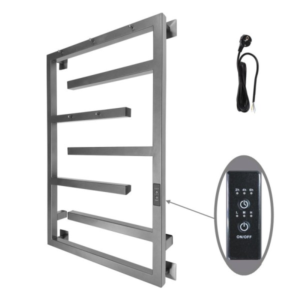 Полотенцесушитель электрический Altasan ЛабиринтПроф 80х50 графит