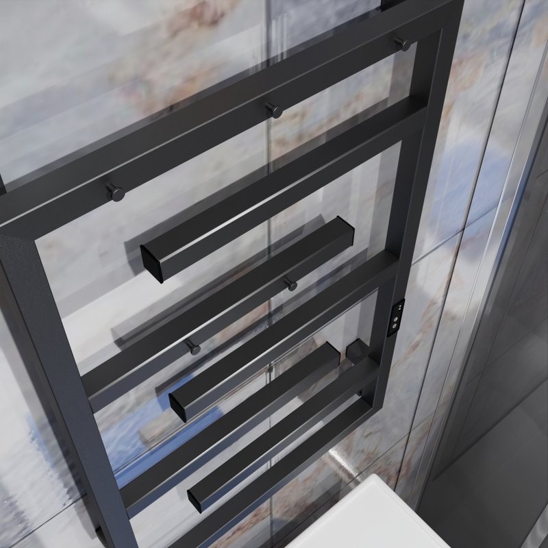 Полотенцесушитель электрический Altasan ЛабиринтПроф 80х50 графит