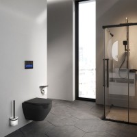Унитаз подвесной AM.PM Spirit V2.0 FlashClean с микролифтом, черный матовый