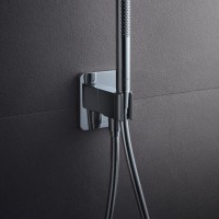 Шланговое подключение Axor Urquiola 11626000 с держателем для душа, хром