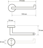Держатель туалетной бумаги Bemeta Neo 104212035 R, steel