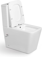 Унитаз-компакт напольный SantiLine SL-5017SM-BD безободковый, с микролифтом, с функцией биде