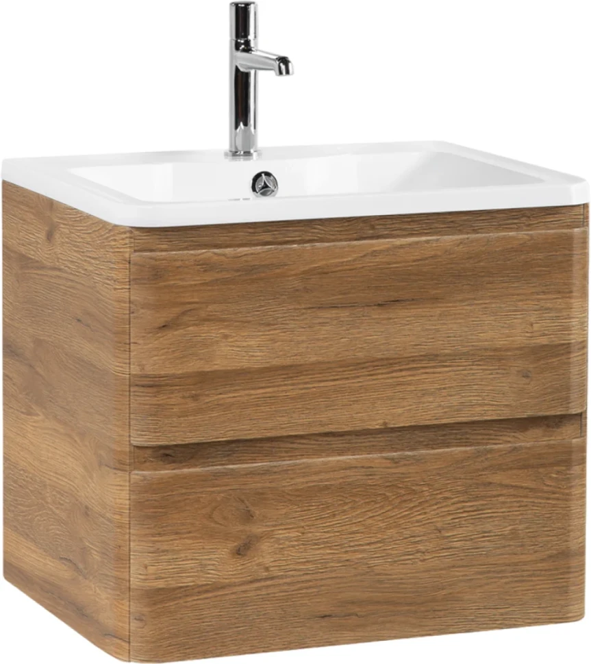 Мебель для ванной комнаты BelBagno Albano 60 подвесная, rovere rustico