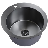 Мойка кухонная Mixline Pro 554770 черный графит