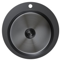 Мойка кухонная Mixline Pro 554770 черный графит