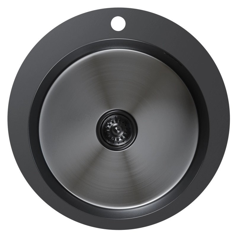 Мойка кухонная Mixline Pro 554770 черный графит