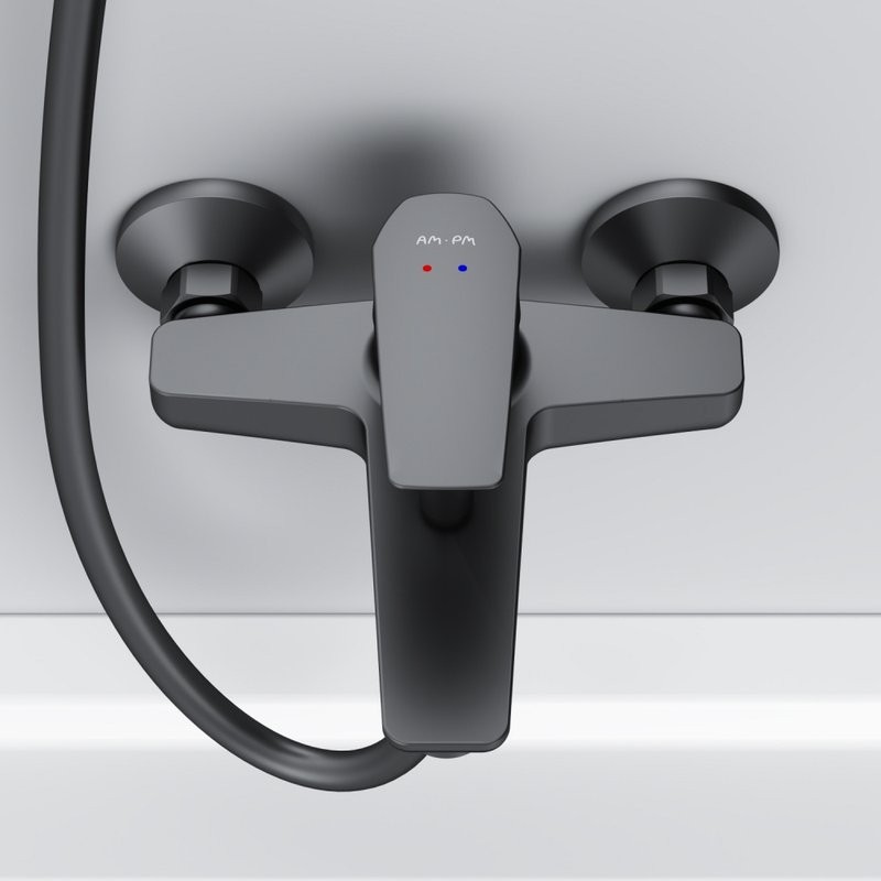 Смеситель для ванны с душем AM.PM Gem F90A10022 черный