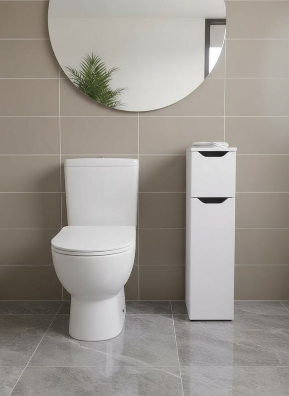 Тумба в туалет Sanflor 20 белая