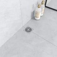 Душевой трап Boheme Smart Design 10x10 см, хром