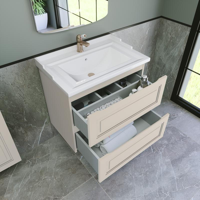 Мебель для ванной комнаты Caprigo Wales 70 беж лайт