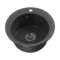 Мойка кухонная AQUATON Шелли 50, графит