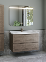 Мебель для ванной комнаты Caprigo Wales 100 шоколадный орех