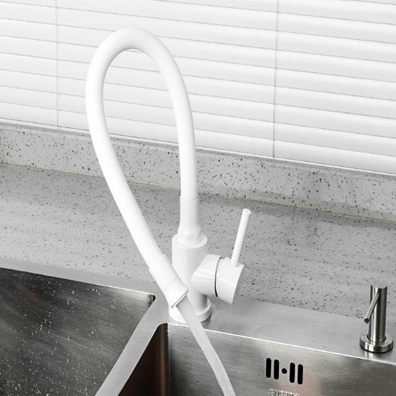 Смеситель для кухни Frap F40994-8 белый