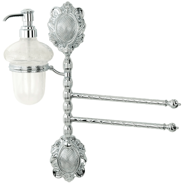 Дозатор Migliore Cleopatra 16674 с полотенцедержателем, хром