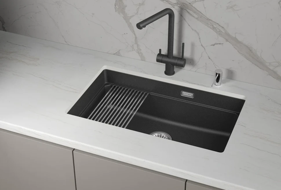 Мойка кухонная Granula Kitchen Space 7303iU черная