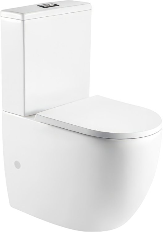 Унитаз-компакт напольный Weltwasser WW Merzbach 011GL-WT безободковый, с микролифтом, слив торнадо, белый глянцевый
